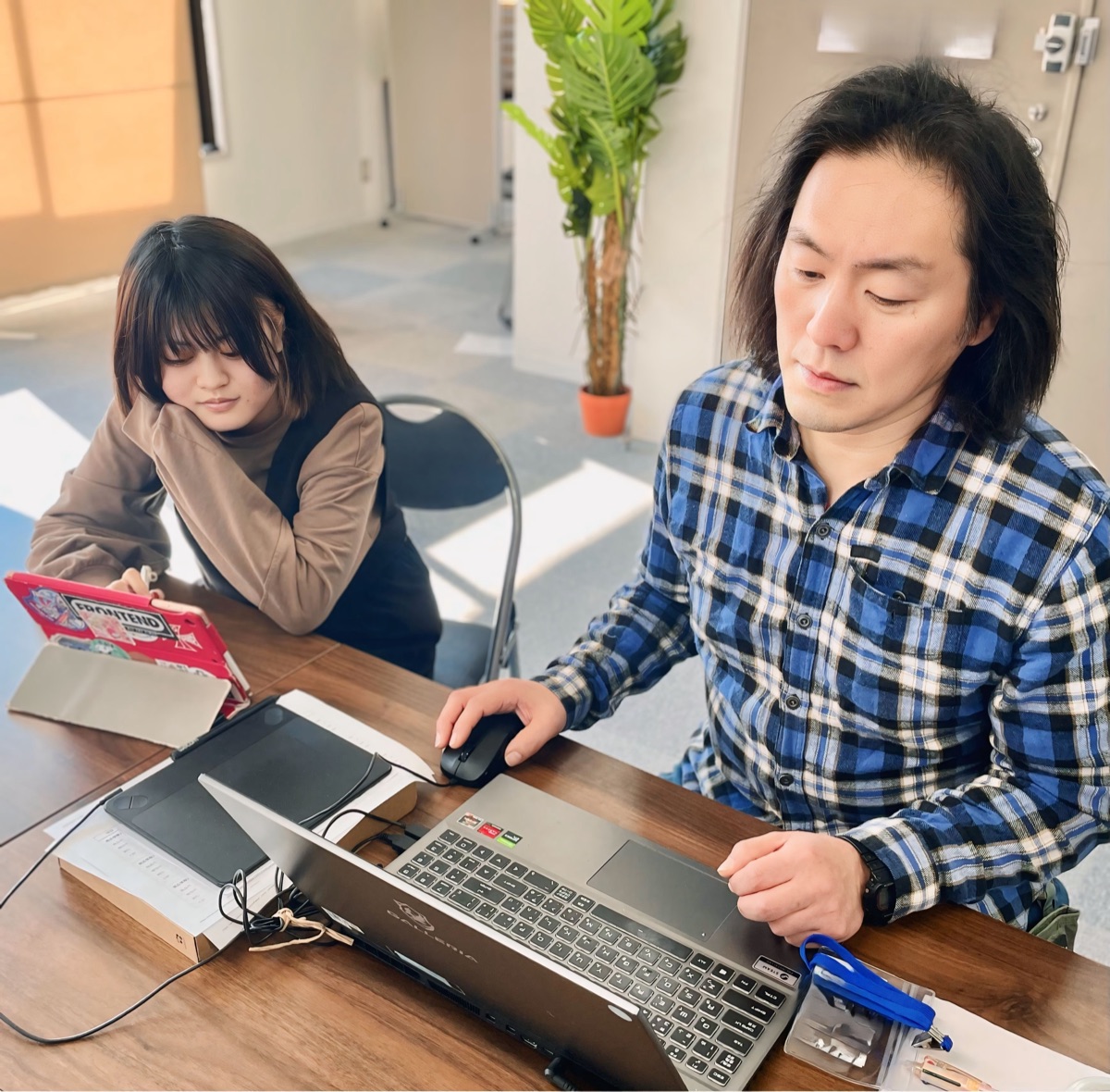 Webデザインの作業風景